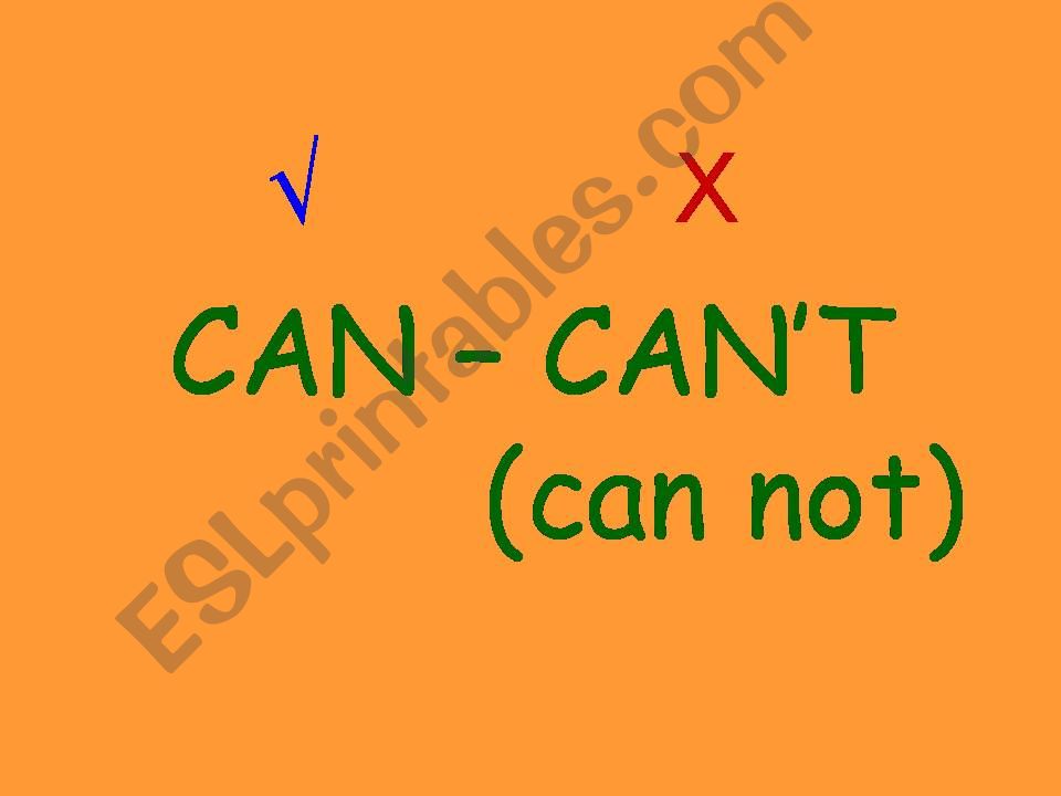 can can`t powerpoint